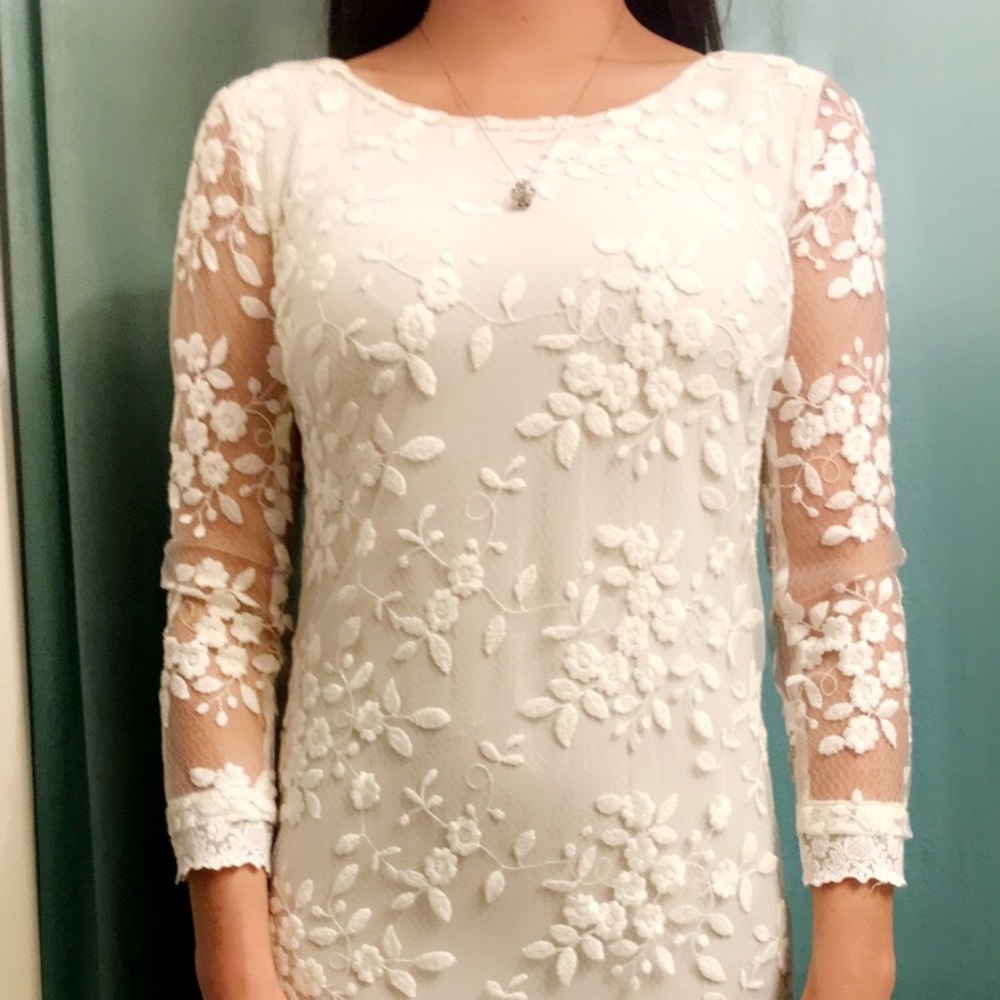 Ivory Lace Dress
